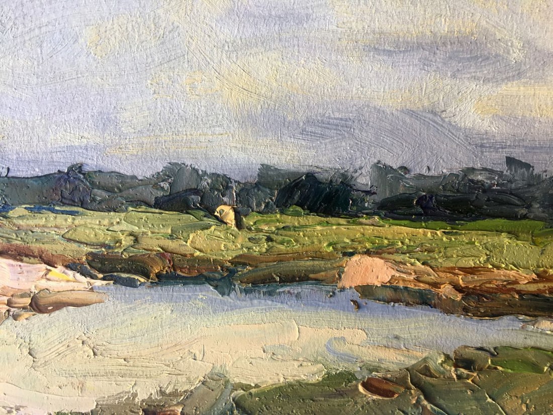 Oil painting Near the lake Alexander Nikolaevich Cherednichenko - 10