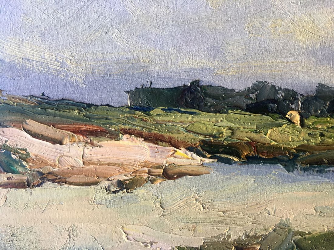 Oil painting Near the lake Alexander Nikolaevich Cherednichenko - 9