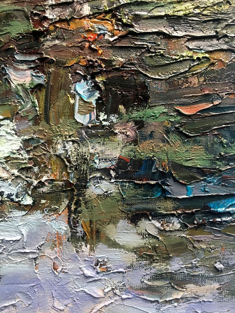 Oil painting Quiet lake Alexander Nikolaevich Cherednichenko - 10