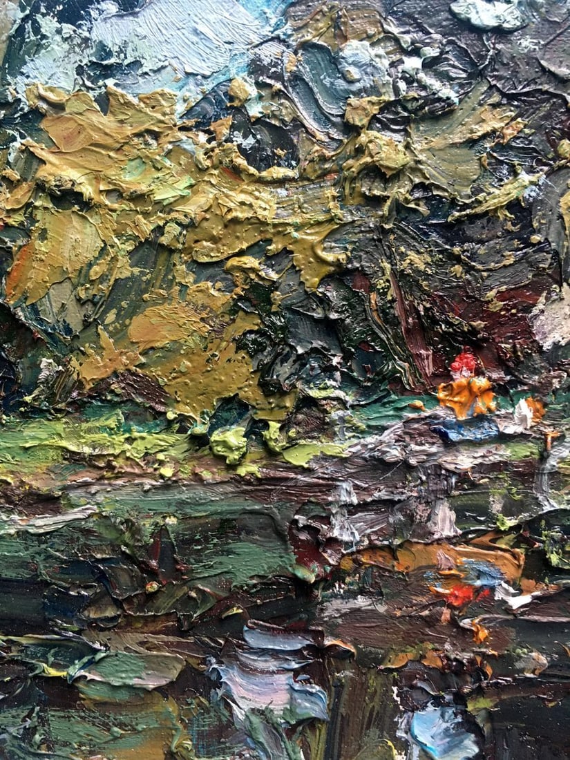 Oil painting Quiet lake Alexander Nikolaevich Cherednichenko - 4