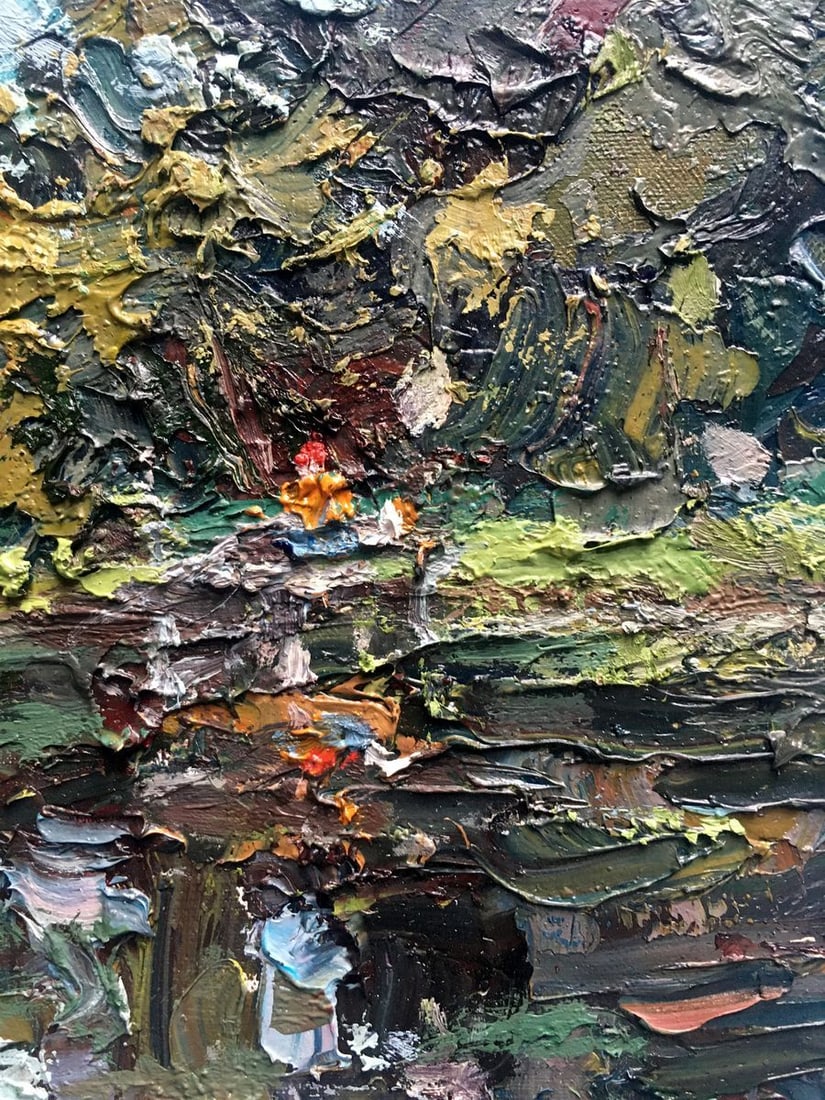 Oil painting Quiet lake Alexander Nikolaevich Cherednichenko - 5