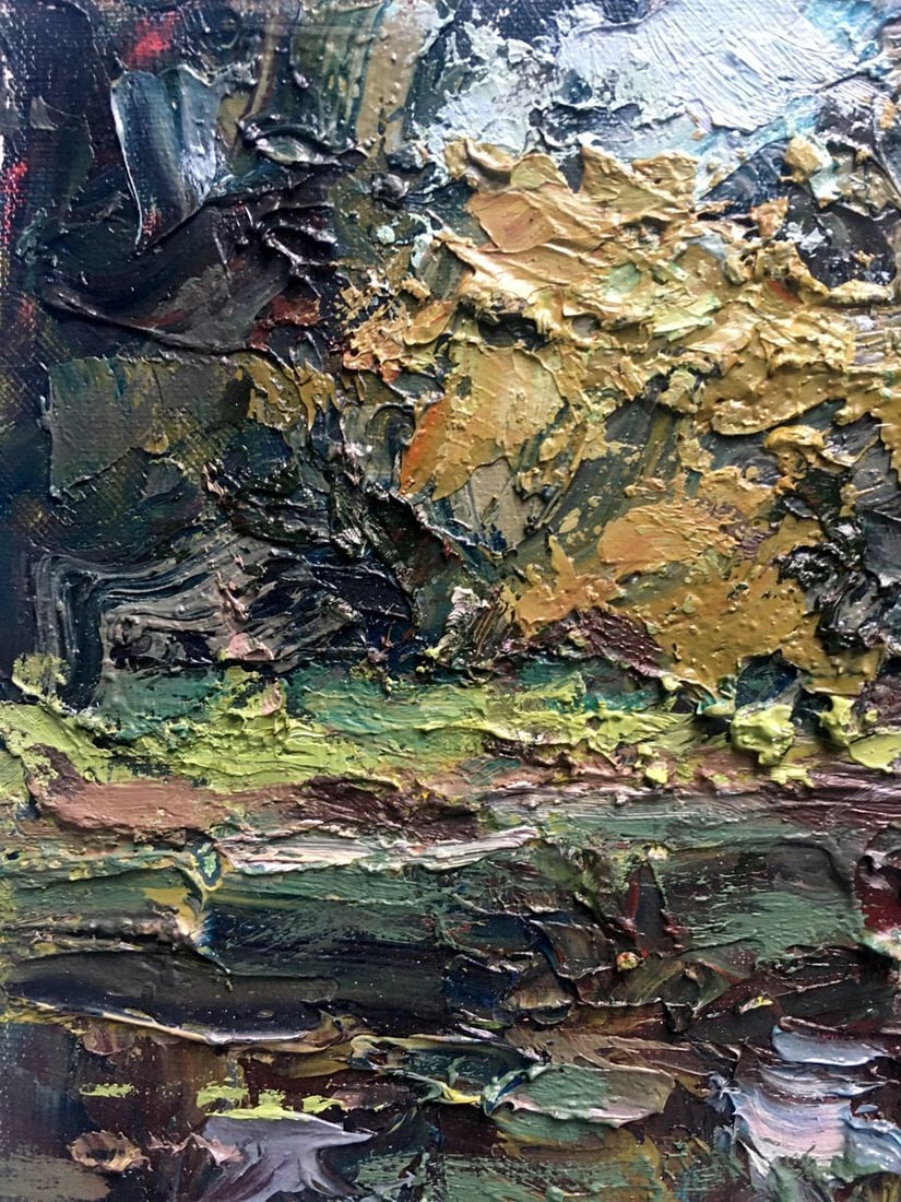 Oil painting Quiet lake Alexander Nikolaevich Cherednichenko - 6