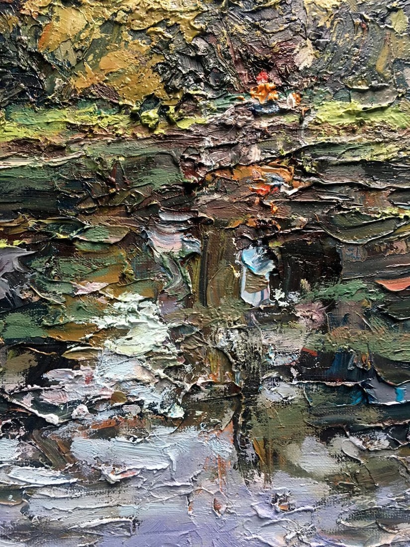 Oil painting Quiet lake Alexander Nikolaevich Cherednichenko - 9