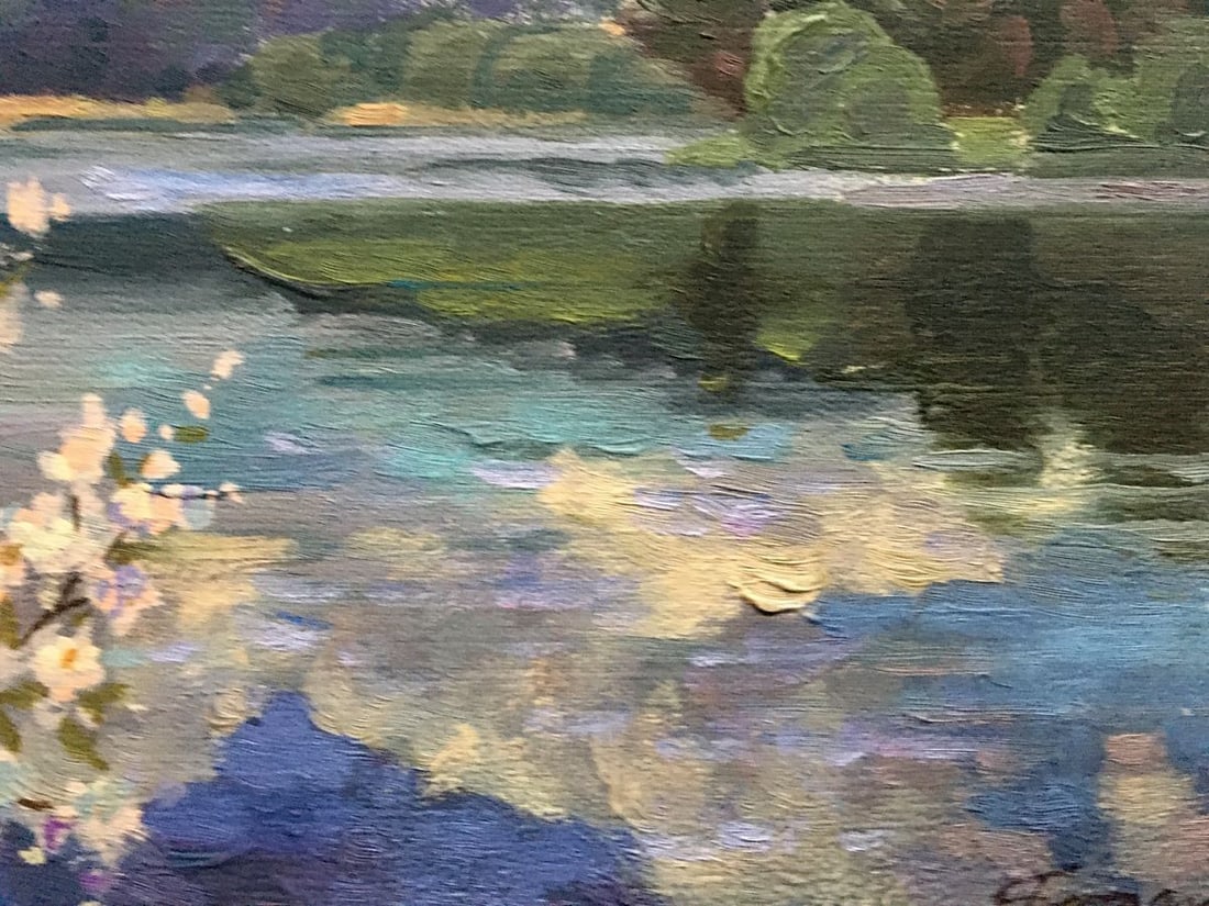 Oil painting Spring lake Batrakov Vladimir Grigorievich - 10