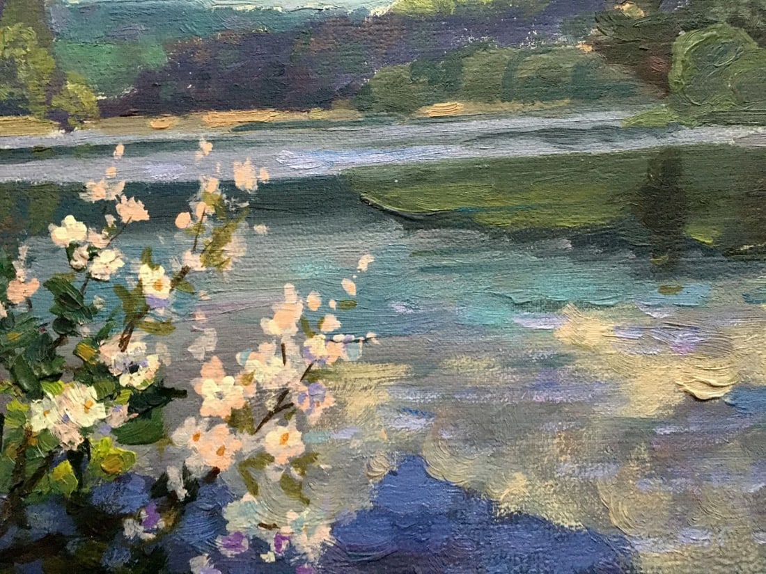 Oil painting Spring lake Batrakov Vladimir Grigorievich - 5