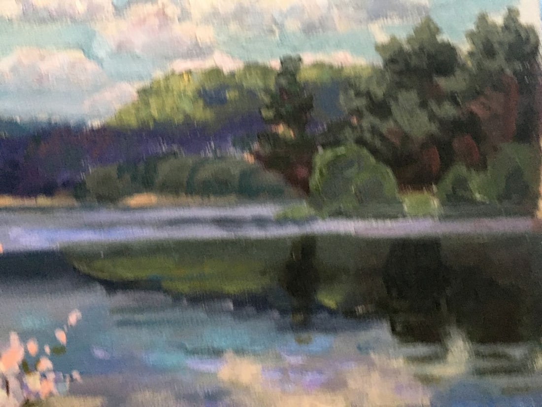 Oil painting Spring lake Batrakov Vladimir Grigorievich - 9