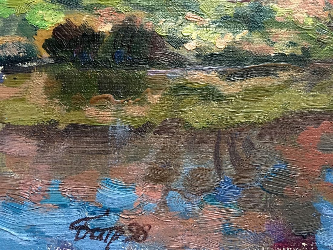 Oil painting In October Batrakov Vladimir Grigorievich - 10