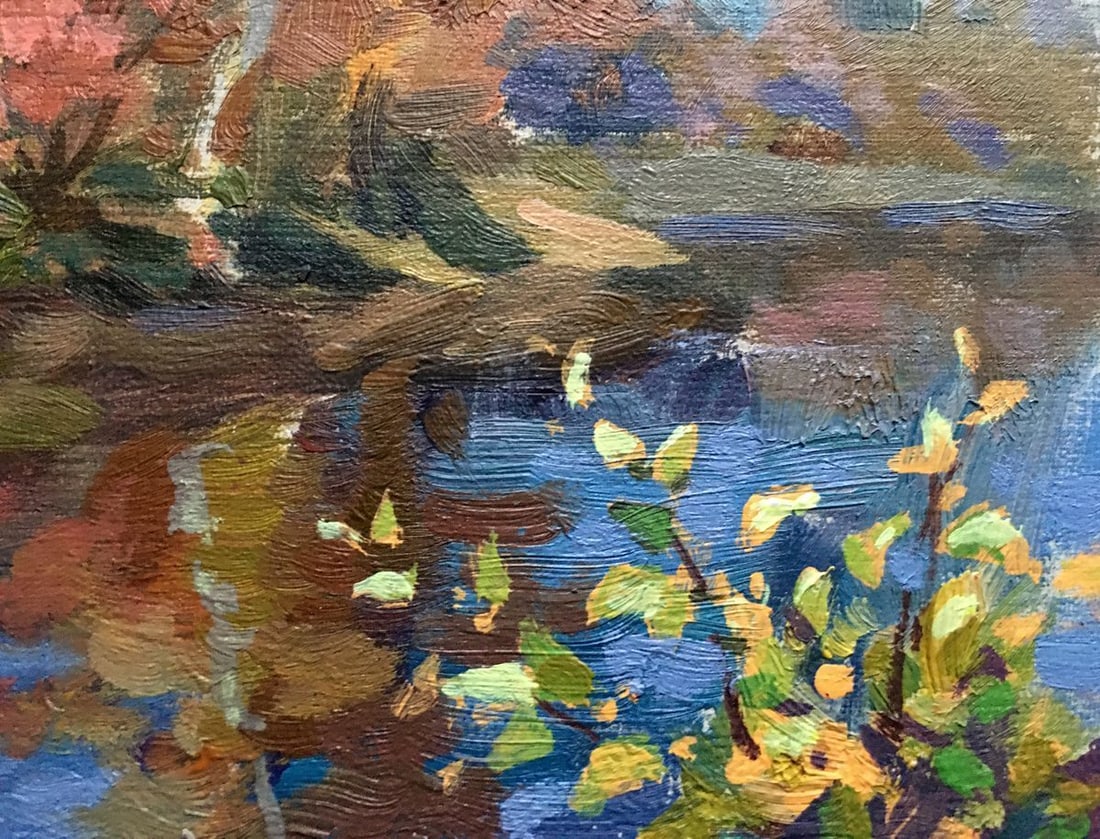 Oil painting In October Batrakov Vladimir Grigorievich - 5