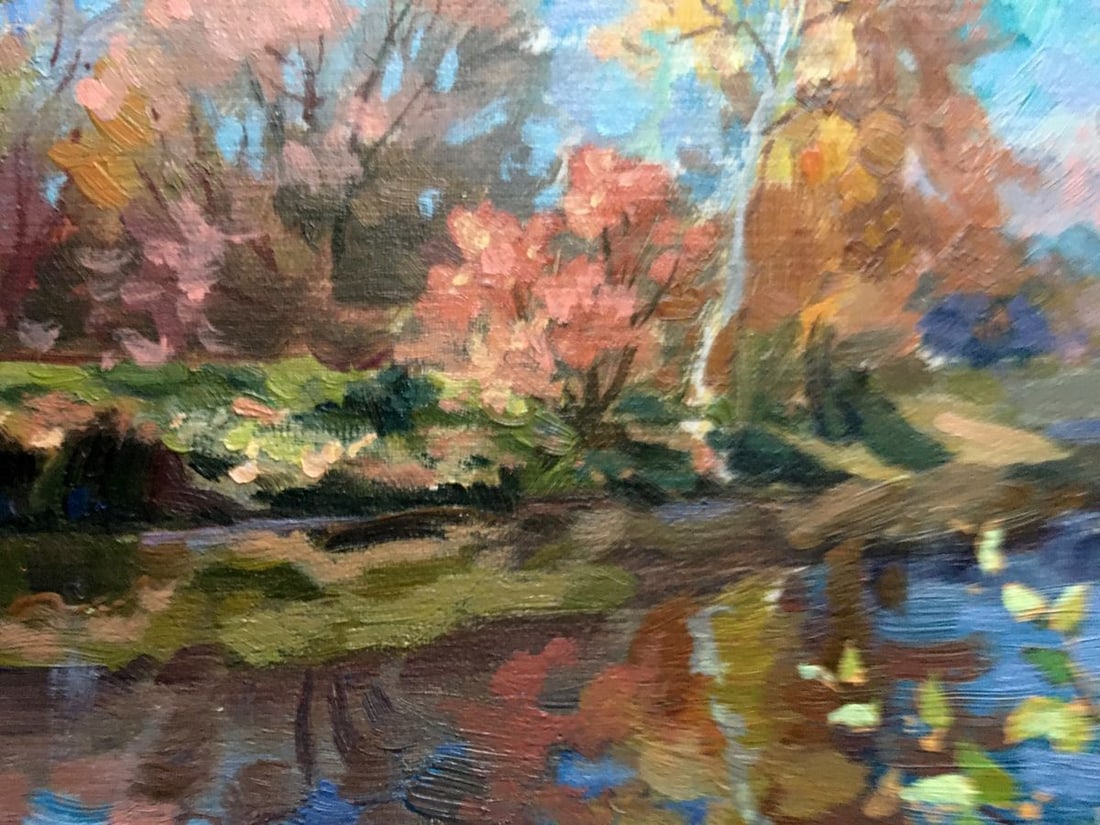 Oil painting In October Batrakov Vladimir Grigorievich - 7