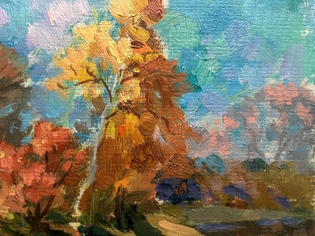 Oil painting In October Batrakov Vladimir Grigorievich - 9