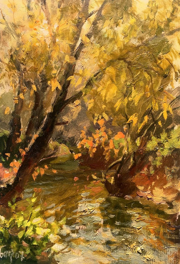 Oil painting Autumn motive Batrakov Vladimir Grigorievich (1 of 12)