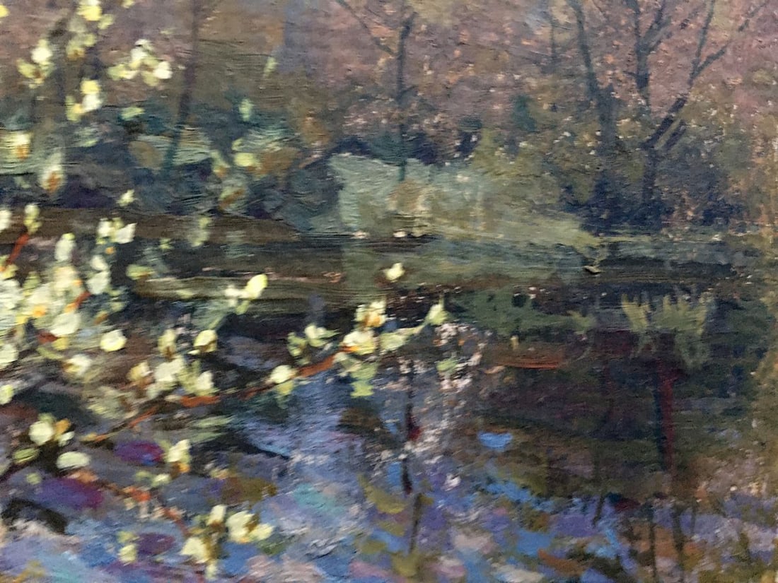 Oil painting Spring motif Batrakov Vladimir Grigorievich - 11