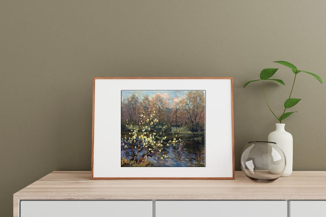 Oil painting Spring motif Batrakov Vladimir Grigorievich - 3