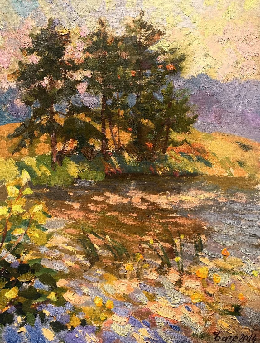 Oil painting Summer day Batrakov Vladimir Grigorievich: Title: Oil painting Summer day Batrakov Vladimir Grigorievich Description: №AAA2578 *** ABOUT THIS PAINTING *** * TITLE: "Summer day" * ARTISTS: Batrakov Vladimir Grigorievich * SIZE: 22x29 cm/'