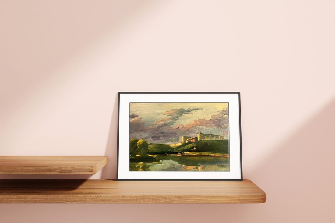 Oil painting City view Svetlana Gramm - 2