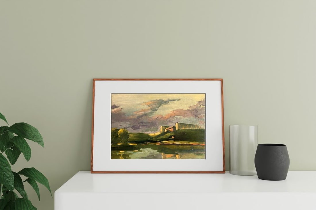 Oil painting City view Svetlana Gramm - 3