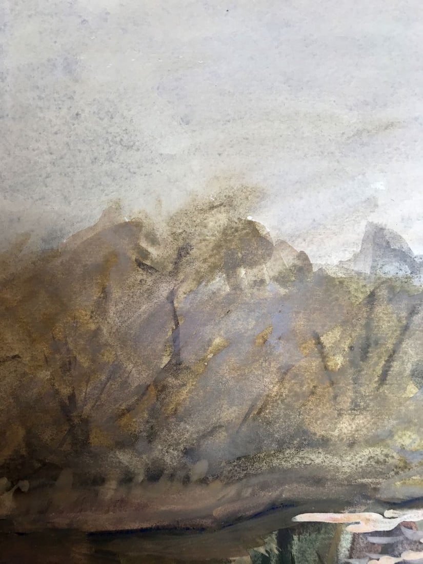 Gouache painting Autumn days Anya Rebikova - 5