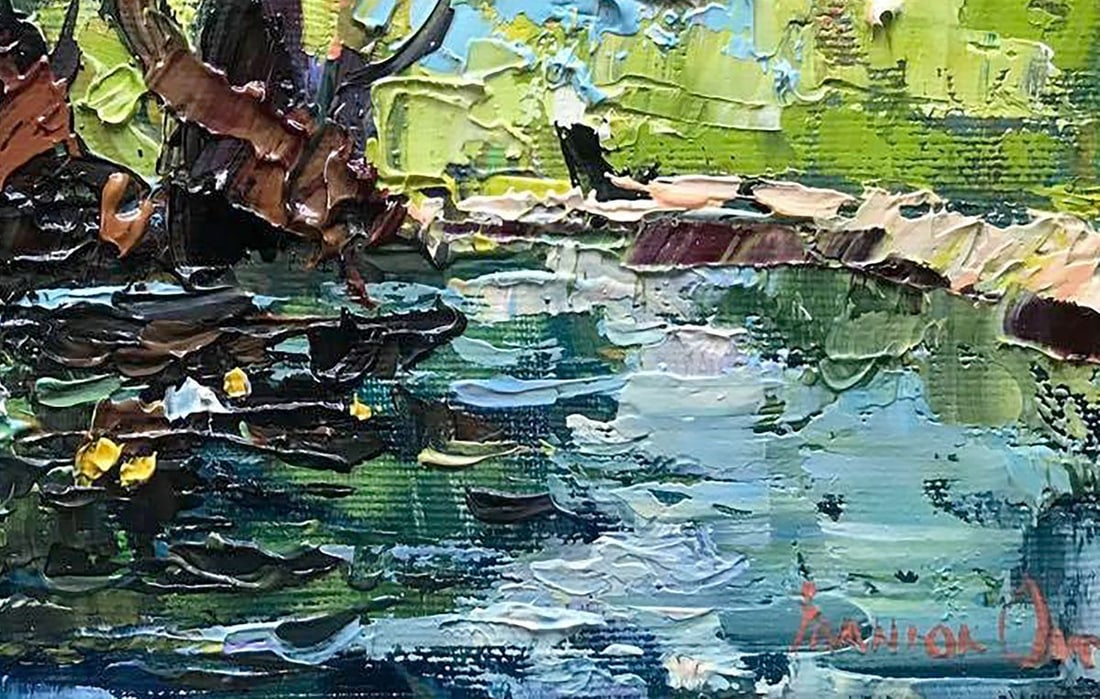 Oil painting In the shade of willows Kalenyuk Oksana - 5