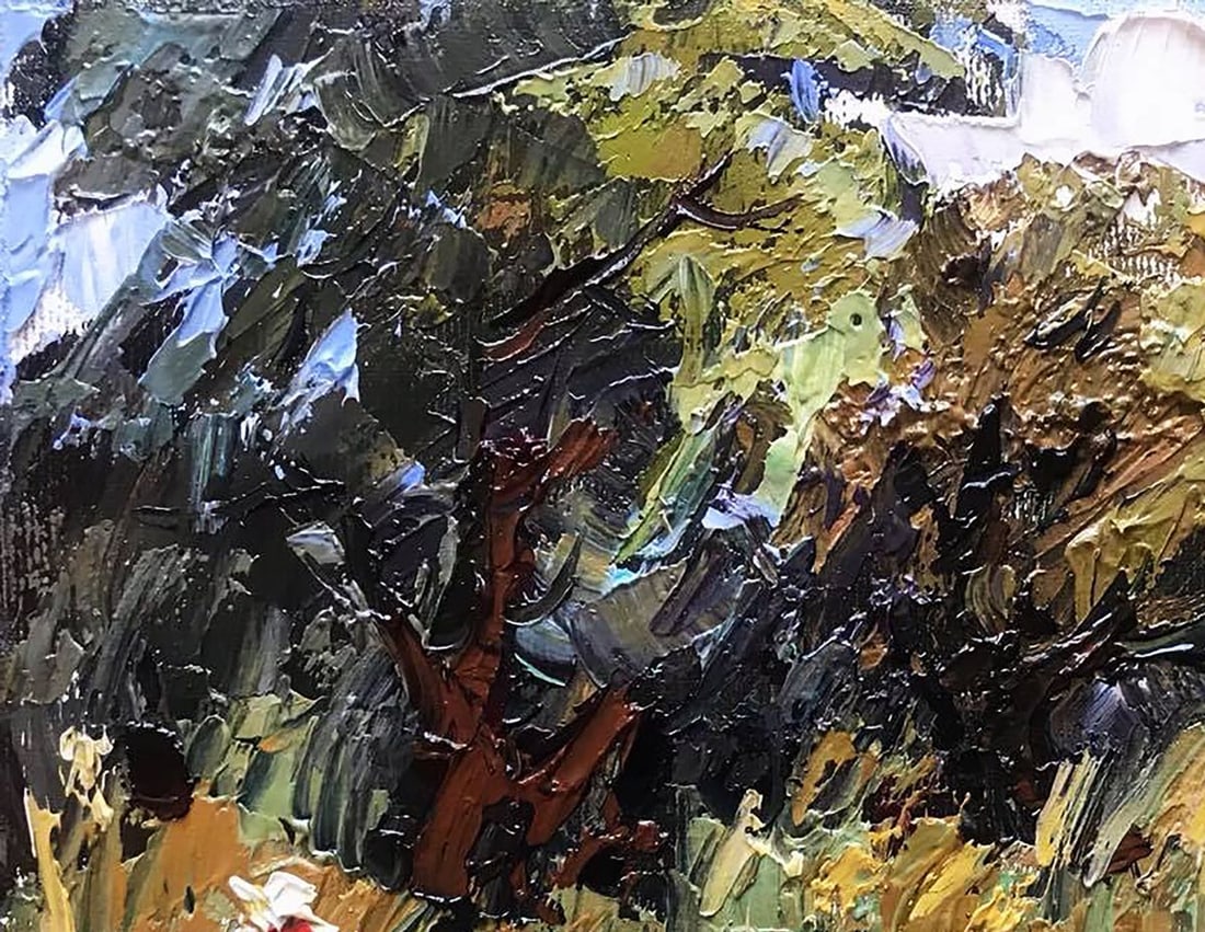 Oil painting Boatman Kalenyuk Alex - 2