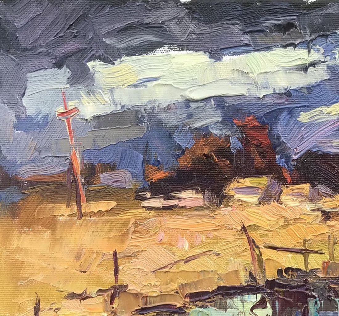 Oil painting Spring storms Kalenyuk Оksаnа - 2