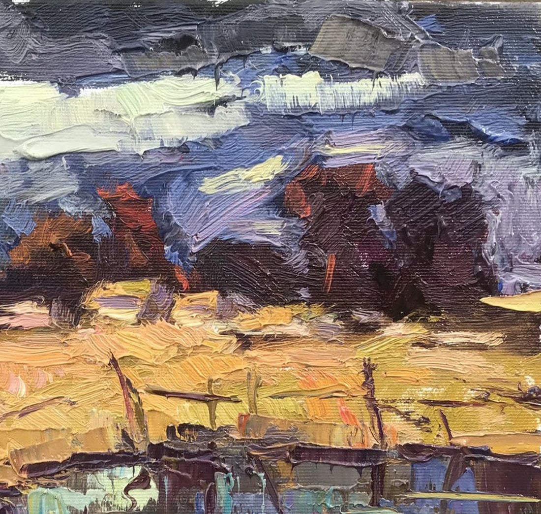 Oil painting Spring storms Kalenyuk Оksаnа - 3