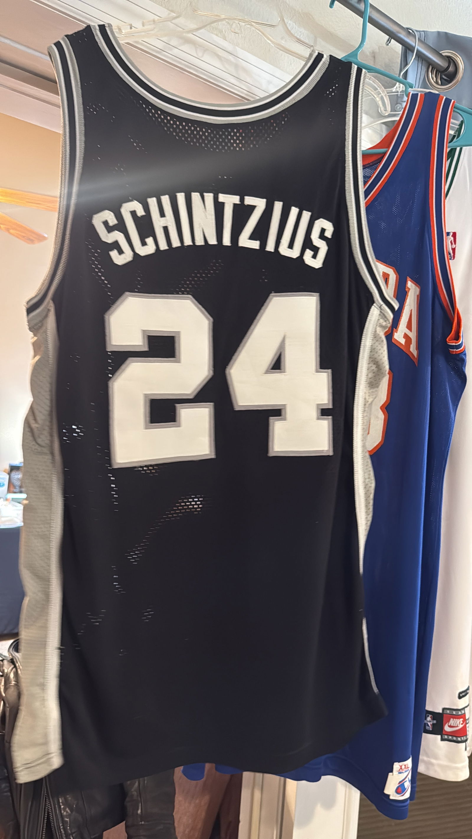 Game Worn Celtics - Dwayne Schitzius with LOA - 2