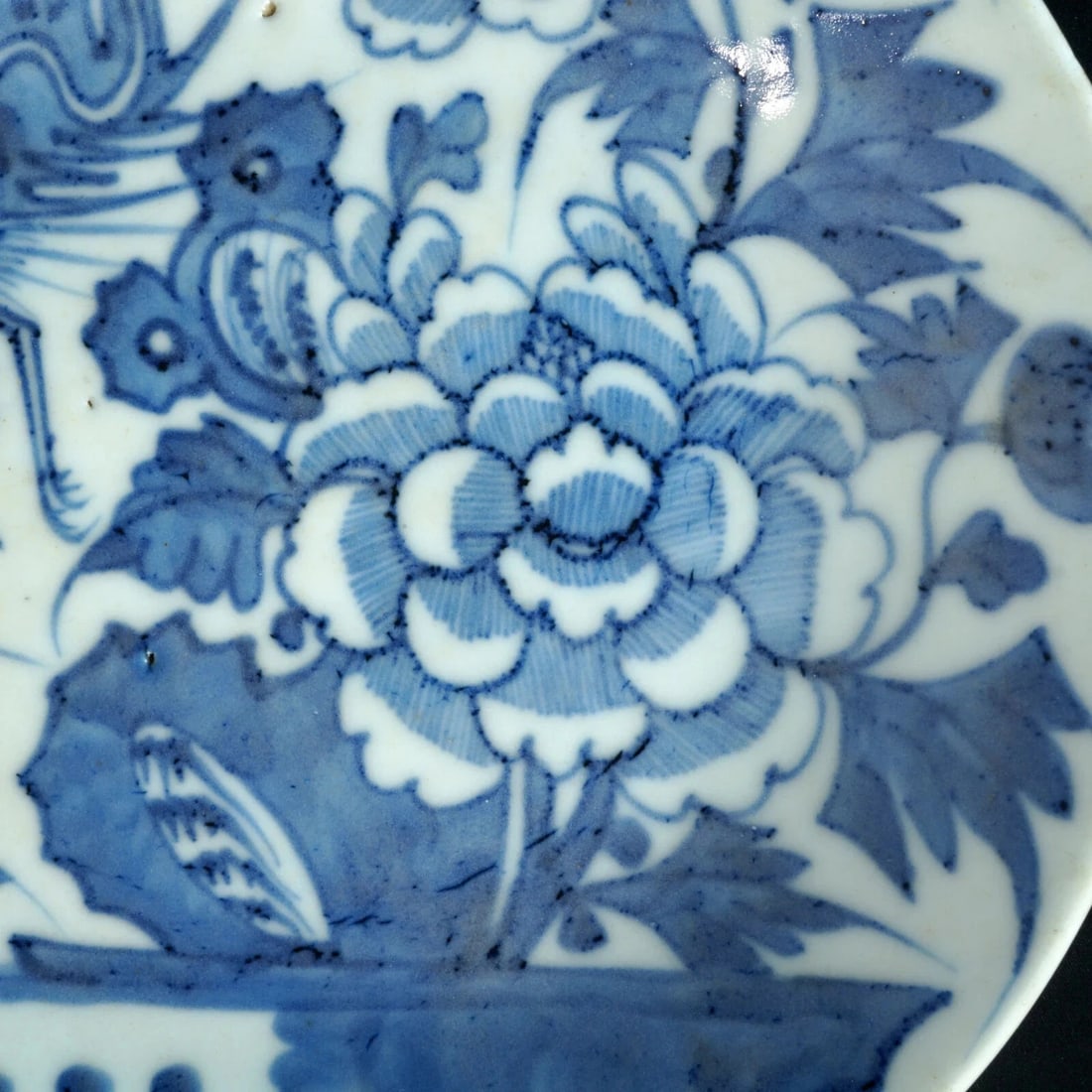 Chinese Qing Phoenix and Peony Bowl 19th C - 3