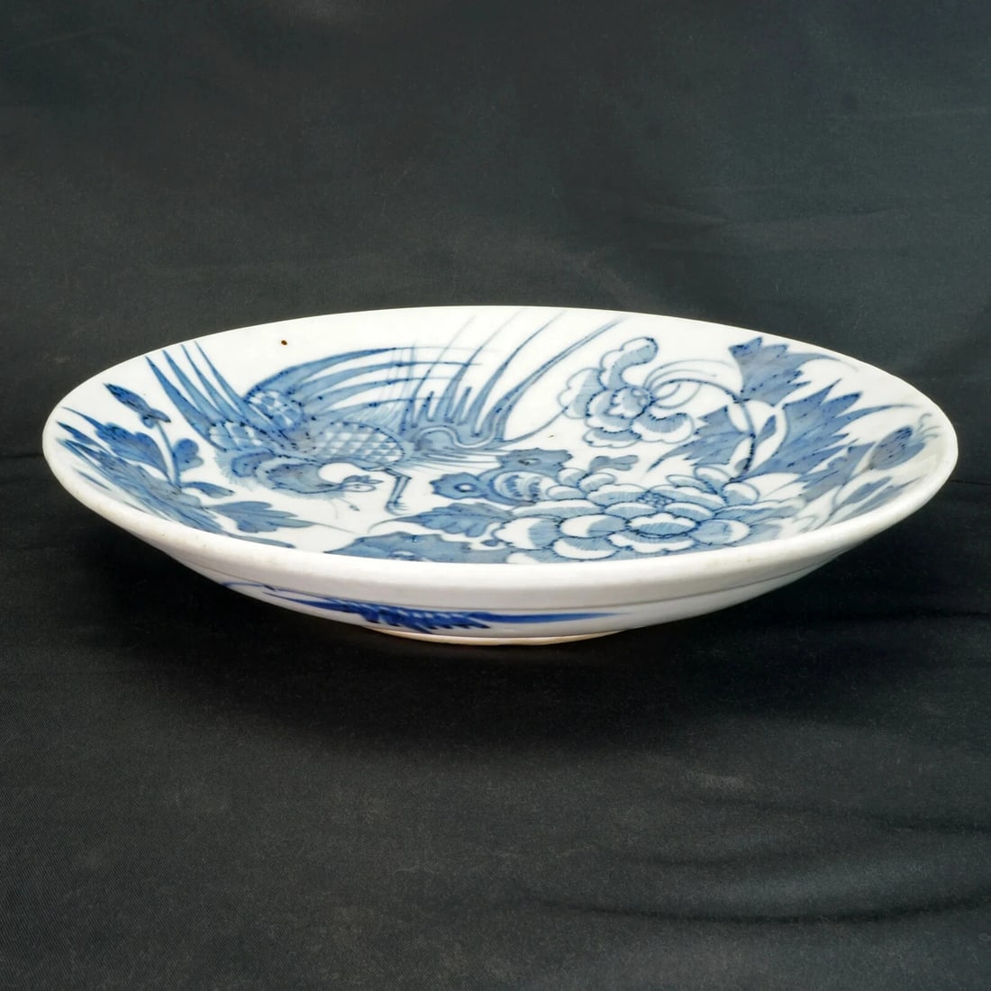 Chinese Qing Phoenix and Peony Bowl 19th C - 7