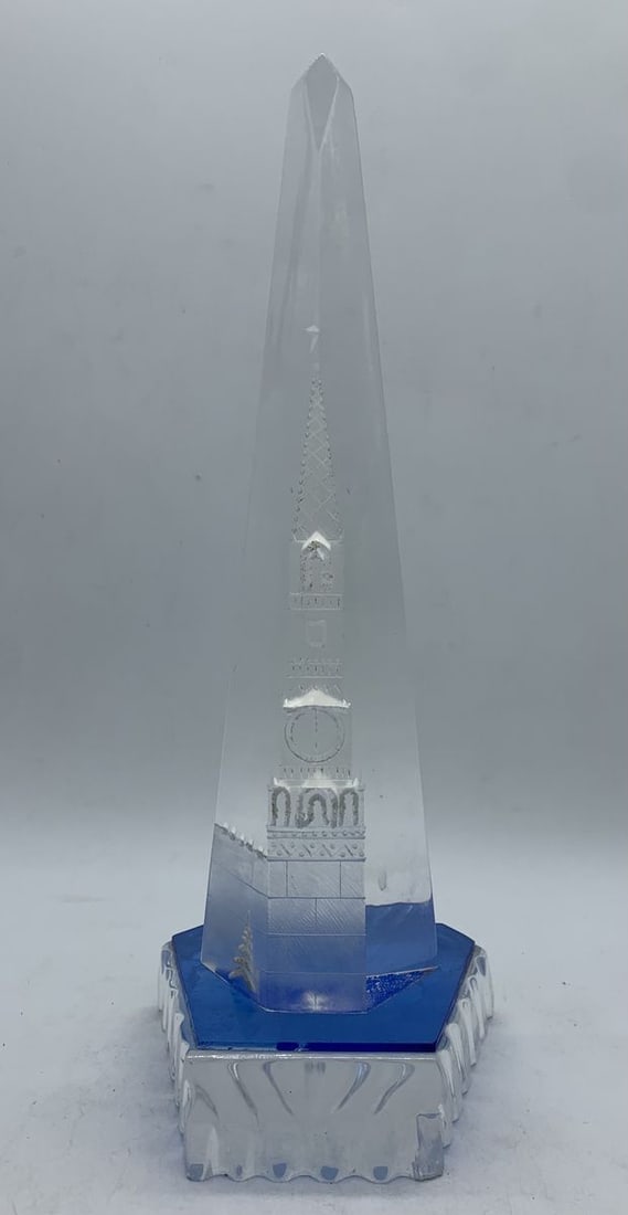 Blue Glass figurine of Moscow - 4