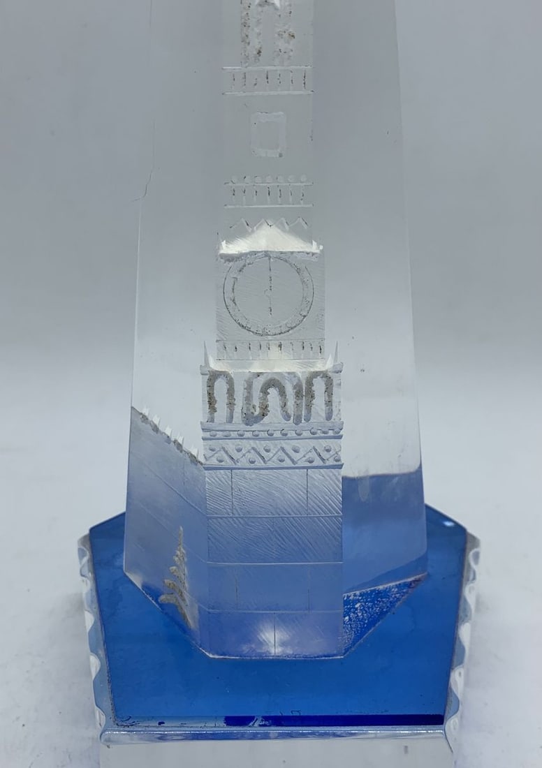 Blue Glass figurine of Moscow - 7