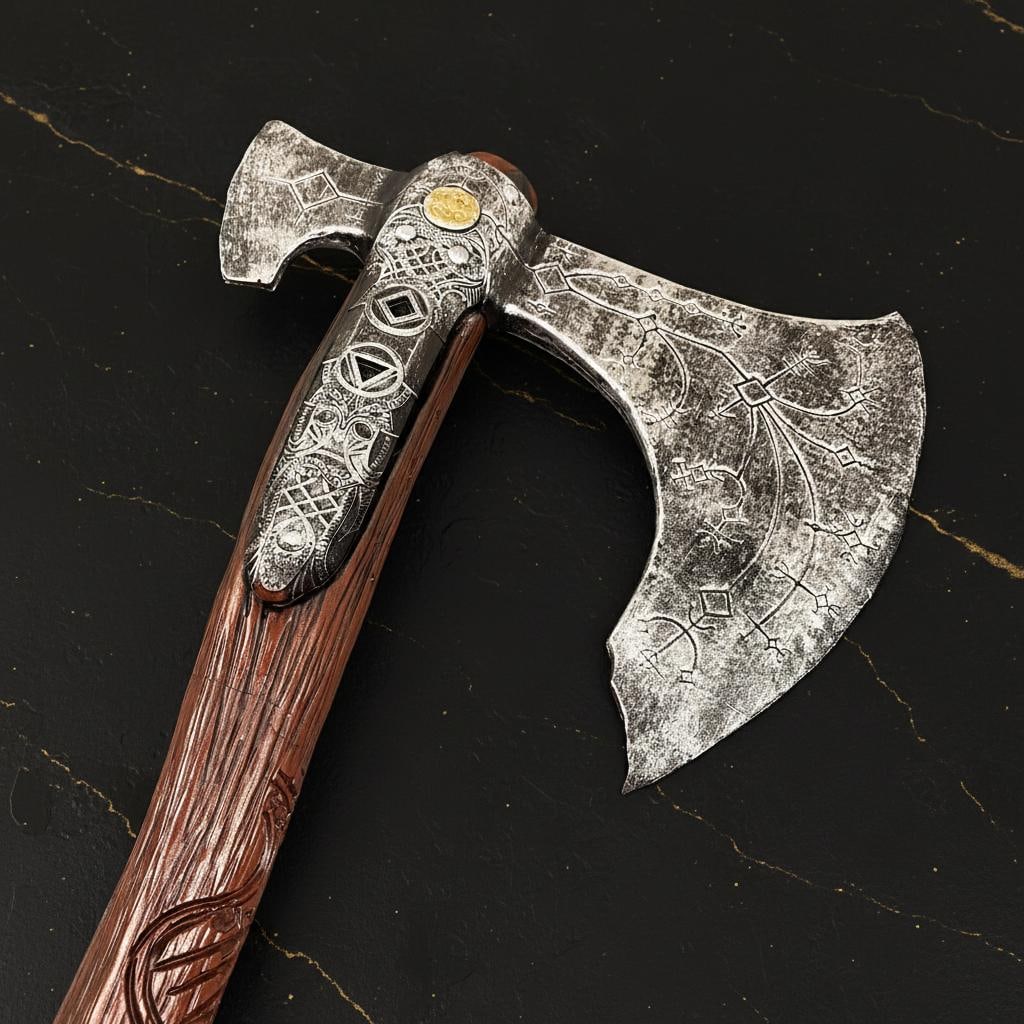 Kratos Leviathan Axe God of War Foam Replica Prop for Cosplay Costumes - 2