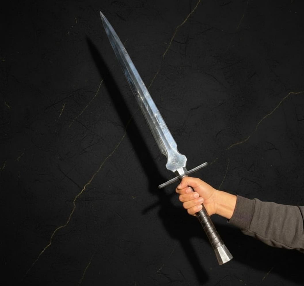 Hand Forged 36 inch Viking Sword with Traditional 5160 Carbon Steel Blade - 2