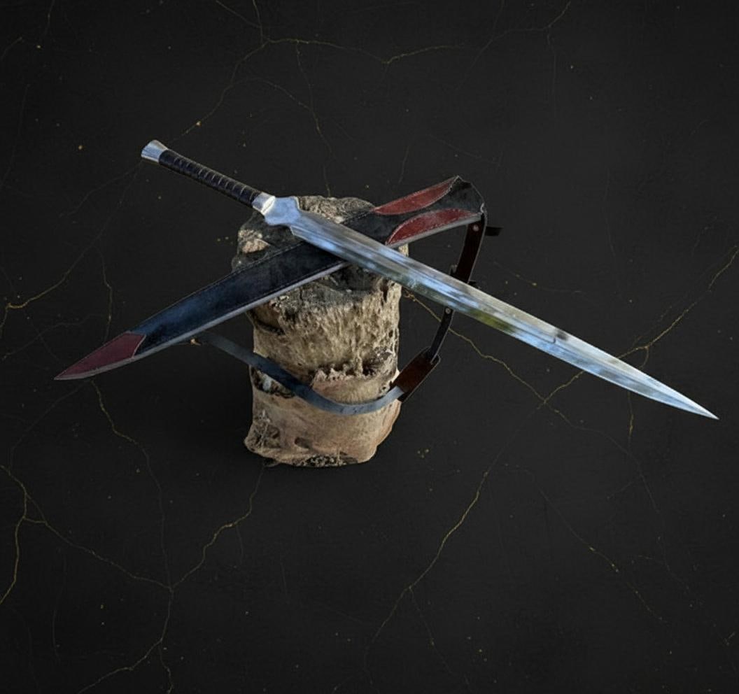 Hand Forged 36 inch Viking Sword with Traditional 5160 Carbon Steel Blade - 4