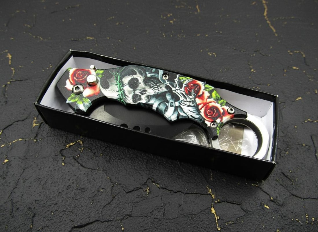 Ambidextrous Manual Folding Pocketknife with 440 Stainless Steel Blade New in Box - 8