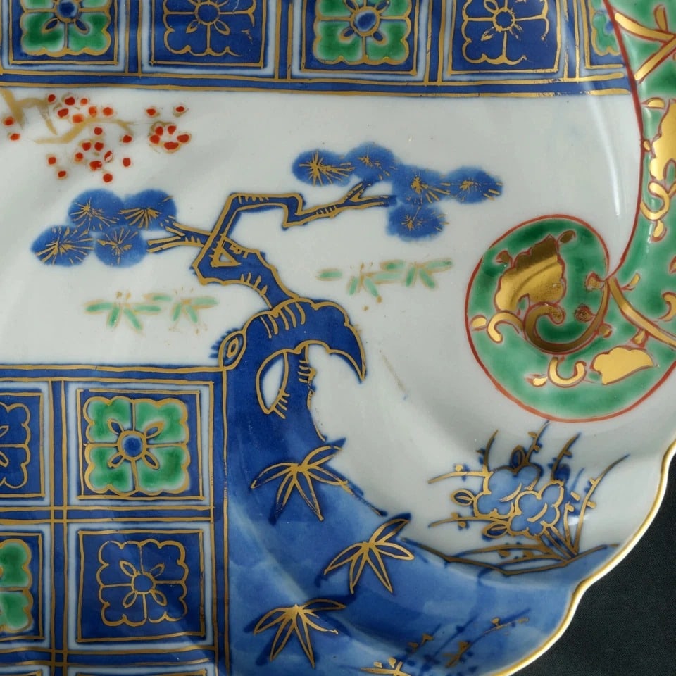 Japanese Imari Scallop Dish Showa Period - 4