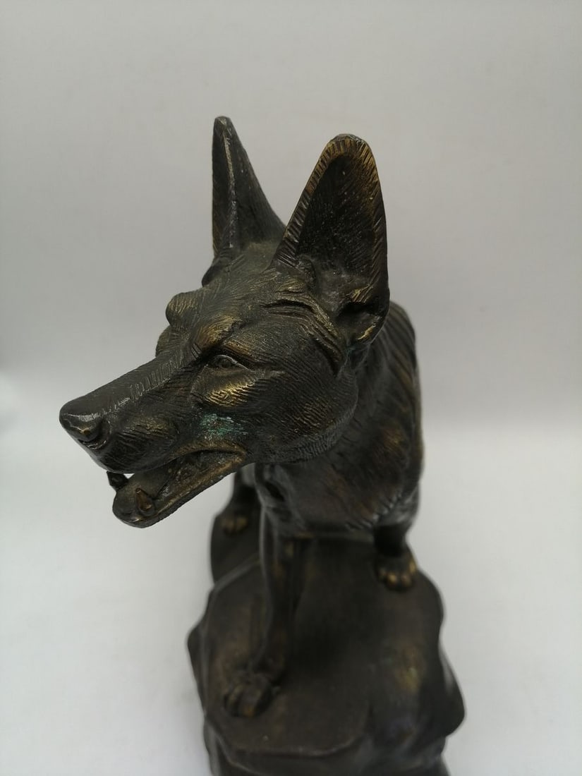 Vintage L.A. Carvin Statue Original signed sculpture - 7