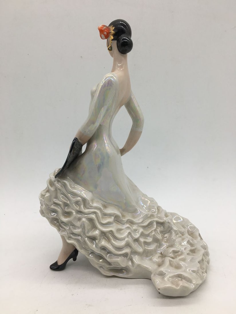 Carmen Spanish Senorita Lady Dancer Porcelain figurine Statue USSR - 4