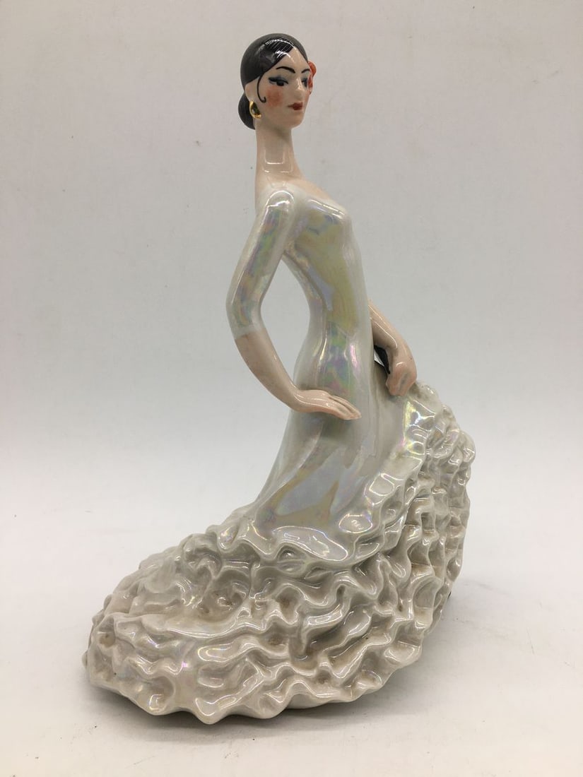 Carmen Spanish Senorita Lady Dancer Porcelain figurine Statue USSR - 6