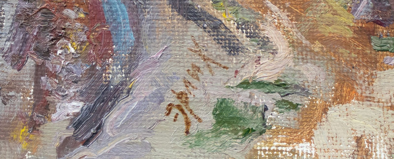 Erlih Volodymyr (Ukrainian artist), "An island on the Dnieper", oil on canvas - 2