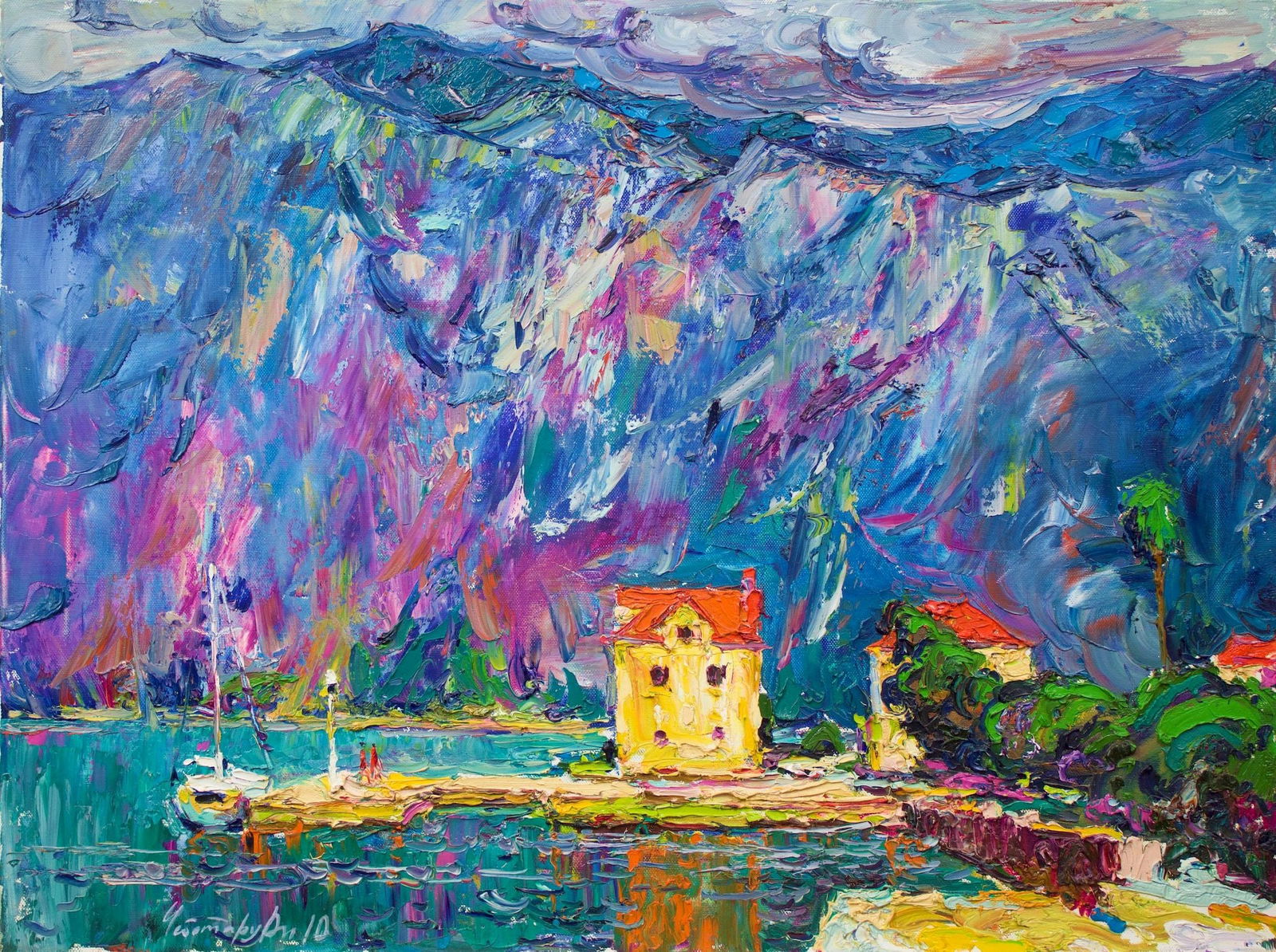 Chebotaru Andrey (Ukrainian artist), "In Stolivi", oil on canvas: Title: Chebotaru Andrey (Ukrainian artist), "In Stolivi", oil on canvas Artist: Chebotaru Andrey Nikolaevich Description: ARTIST: Chebotaru Andrey Nikolaevich, Ukrainian artist TITLE: "In Stolivi" SIZ