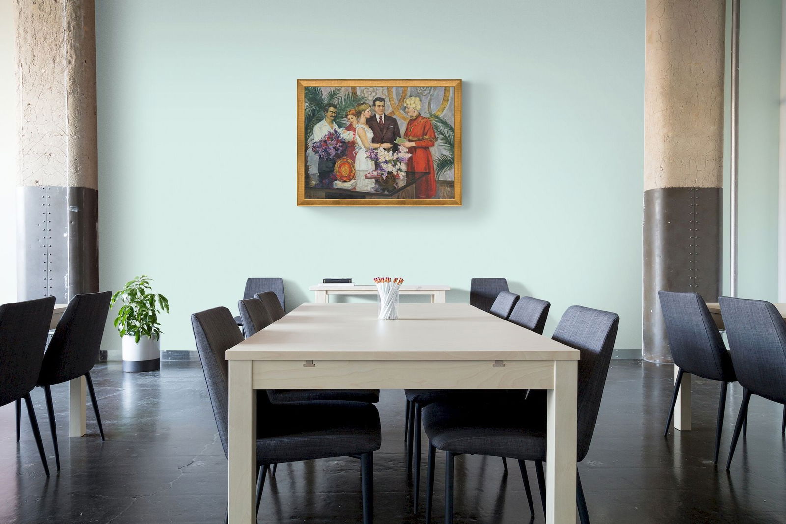 Zhurakovsky Victor (Ukrainian artist), "Wedding", oil on canvas - 5