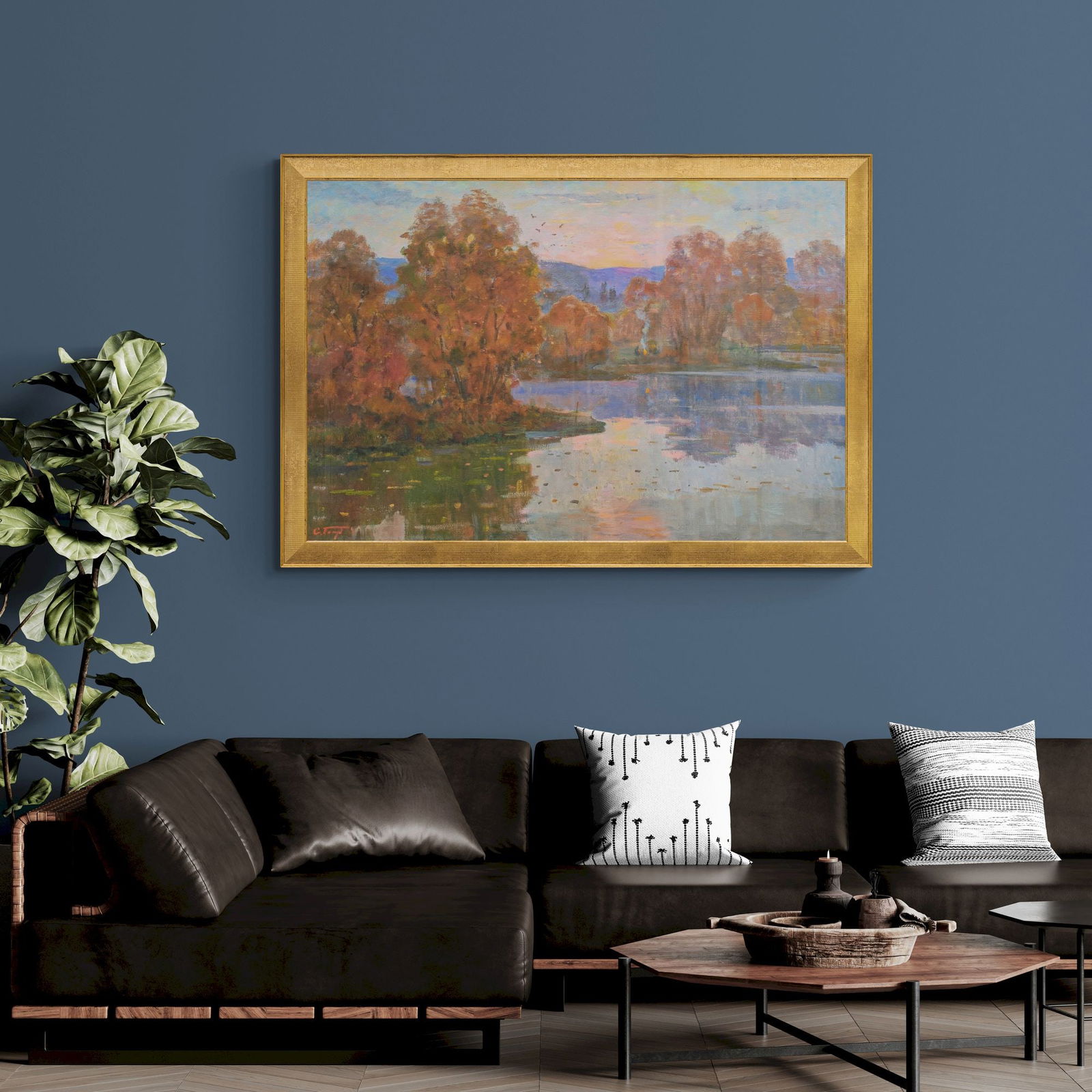 Golub Stepan (Ukrainian artist), "Autumn", oil on canvas - 4