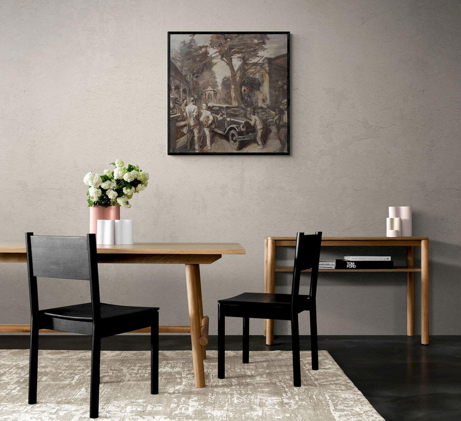 Migulko Viktor (Ukrainian artist), "On the set", oil on cardboard - 4