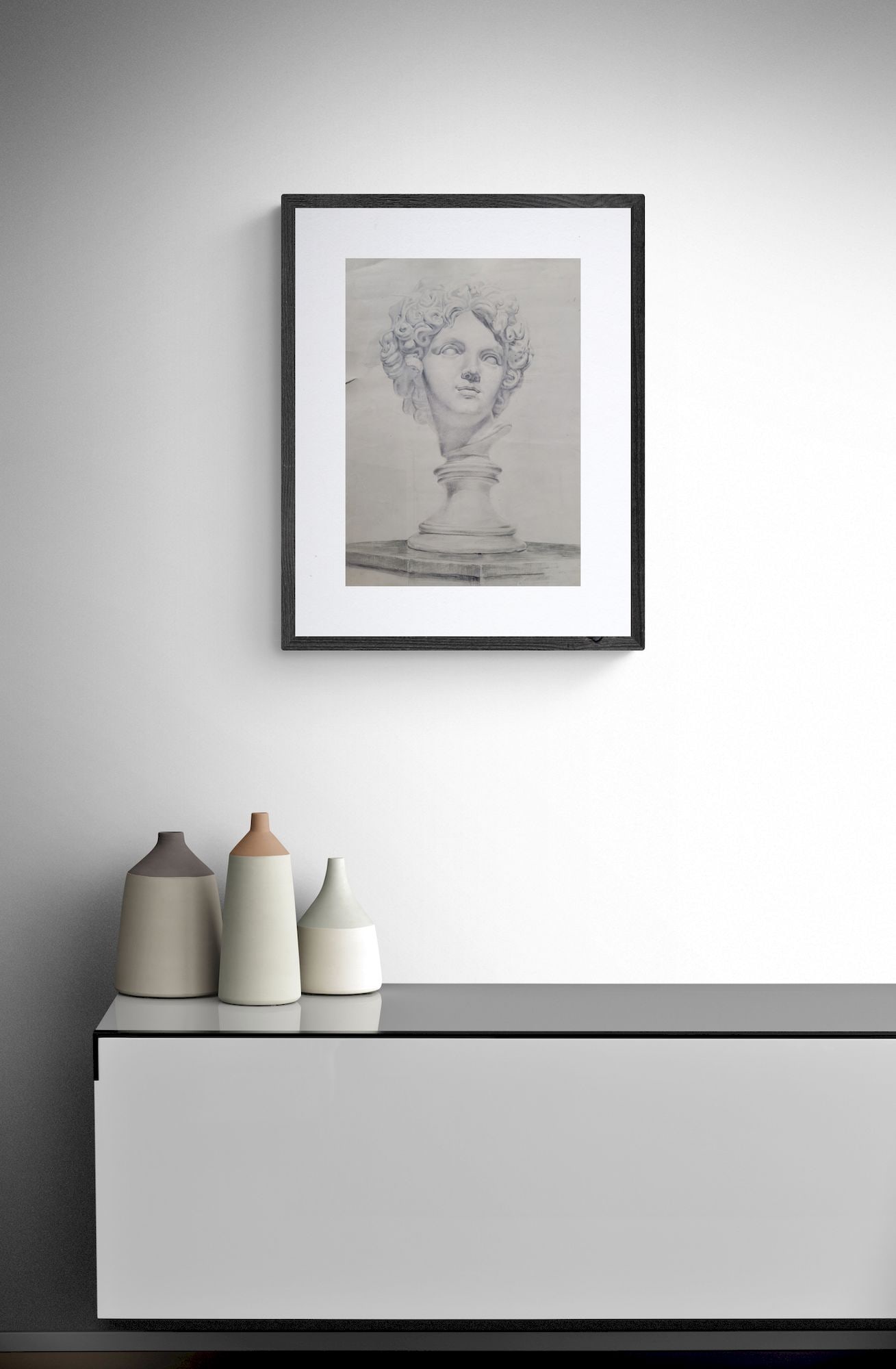 Khmelnitsky Olexandr (Ukrainian artist), "Sculpture", pencil on paper - 2