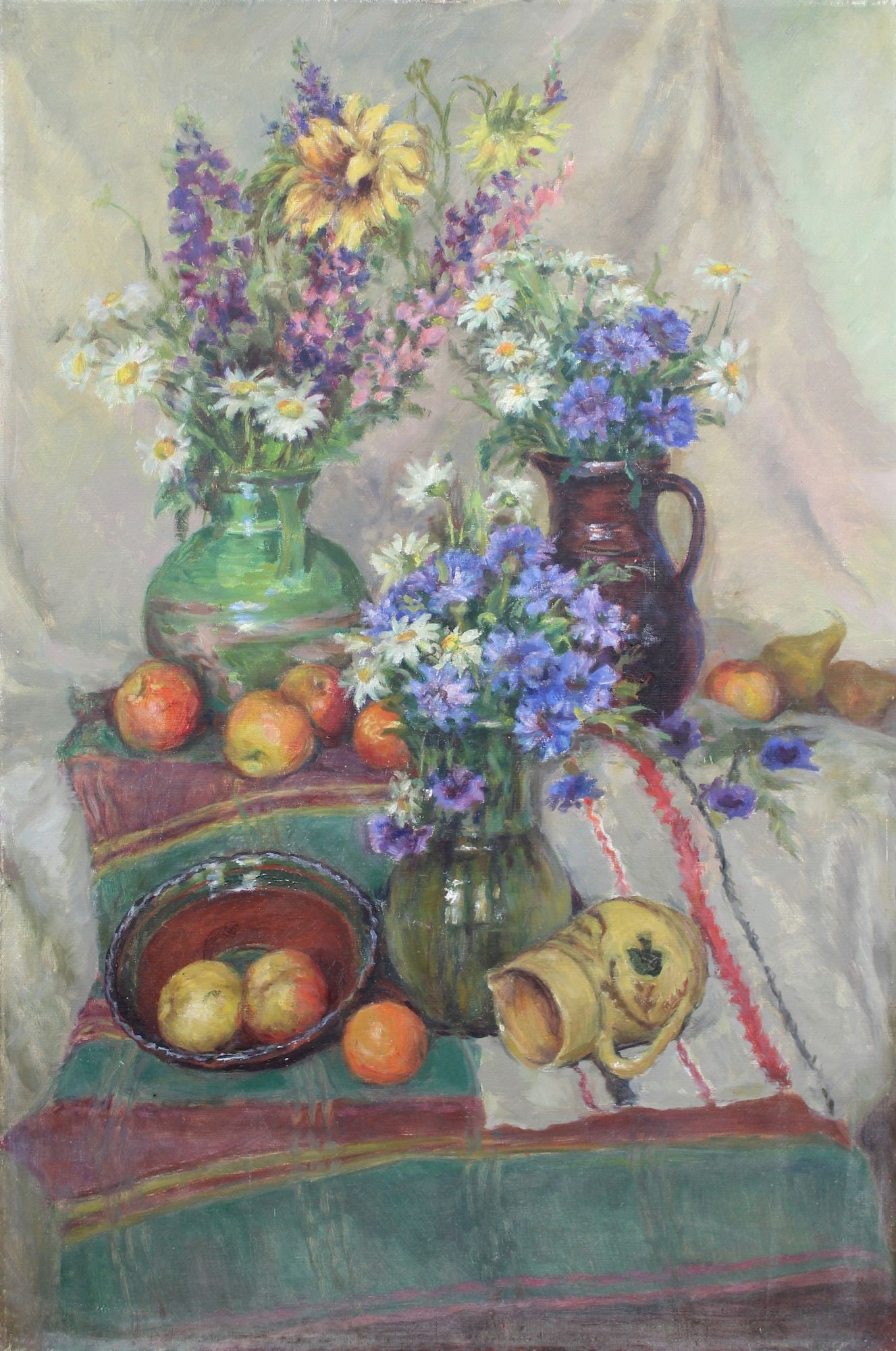 Kovturman Kostyantyn (Ukrainian artist), "Wildflowers", oil on canvas: Title: Kovturman Kostyantyn (Ukrainian artist), "Wildflowers", oil on canvas Artist: Kovturman Kostyantyn Kononovich Description: ARTIST: Kovturman Kostyantyn Kononovich, Ukrainian artist TITLE: