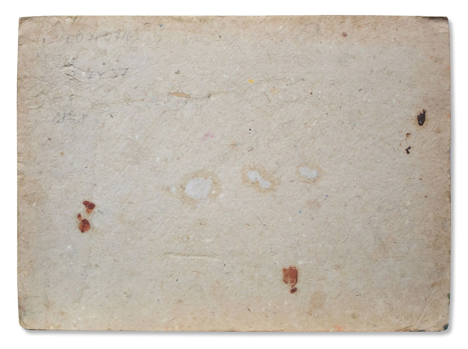 Unidentified (Ukrainian artist), "On the beach", oil on cardboard - 2