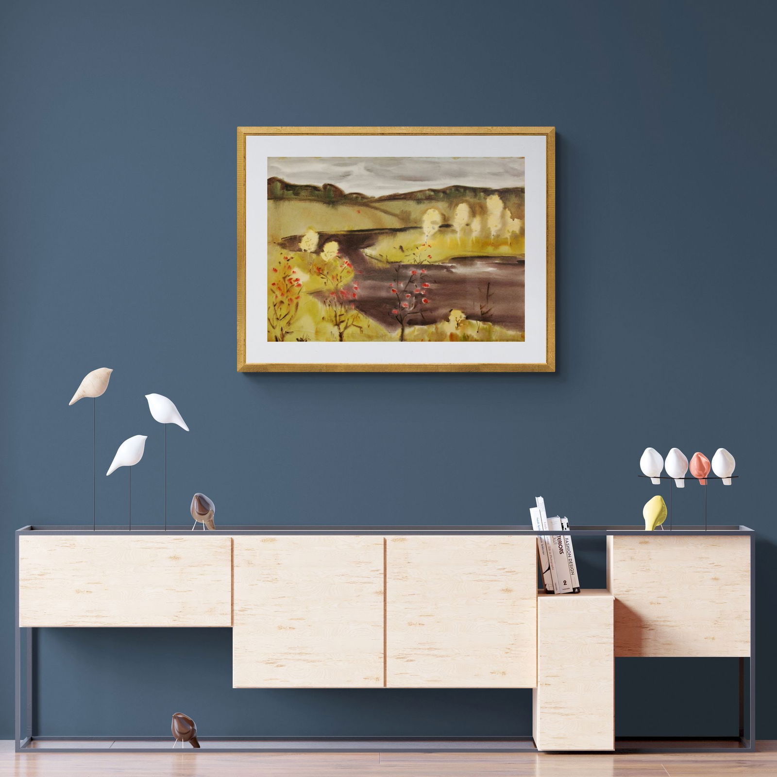 Kirilkov Valentin (Ukrainian artist), "Autumn coast", watercolor on paper - 2