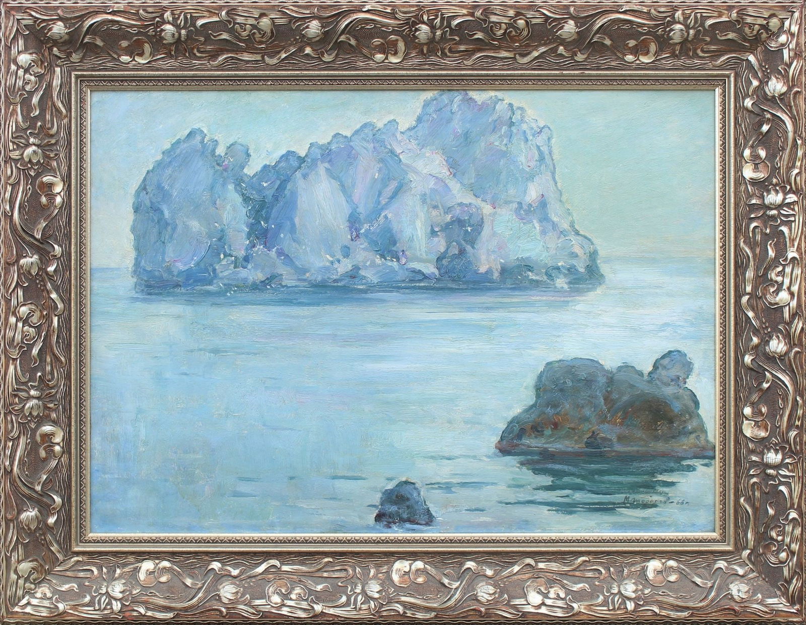 Todorov Mykhaylo (Ukrainian artist), "Along the coast of the Crimea", oil on cardboard: Title: Todorov Mykhaylo (Ukrainian artist), "Along the coast of the Crimea", oil on cardboard Artist: Todorov Mykhaylo Dmytrovych Description: ARTIST: Todorov Mykhaylo Dmytrovych, Ukrainian artist