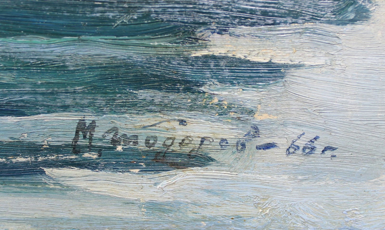 Todorov Mykhaylo (Ukrainian artist), "Along the coast of the Crimea", oil on cardboard - 2