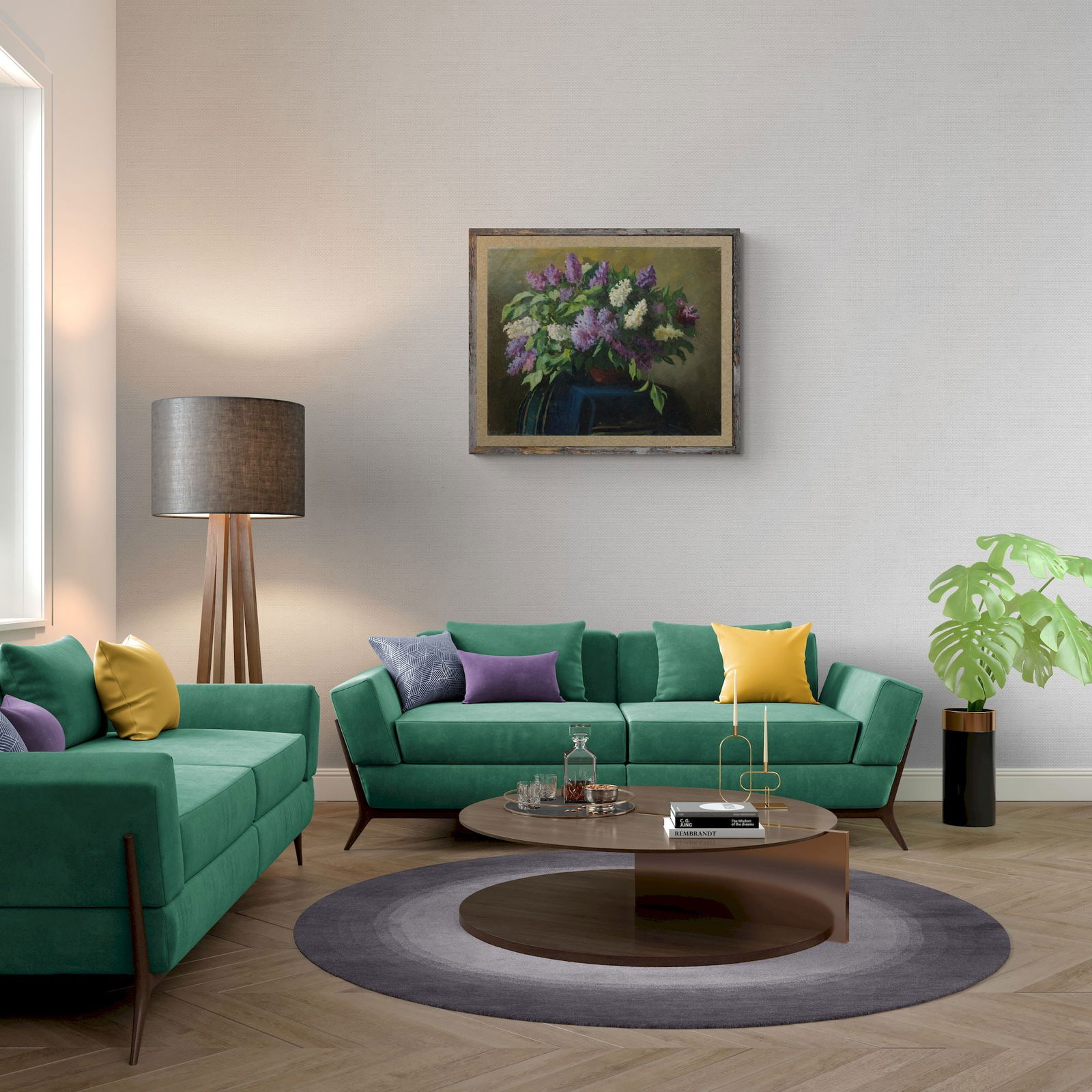 Unidentified (Ukrainian artist), "Lilac (copy of the work of Prager V.I.)", oil on canvas - 4